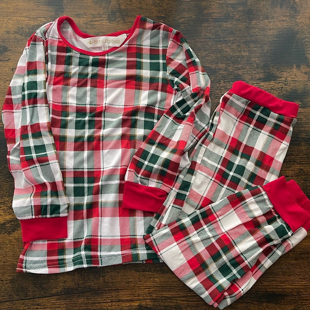 The Royal Standard Tartan Plaid Christmas Jersey Pajamas Size 3T